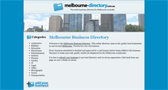 Desktop Screenshot of melbourne-directory.com.au